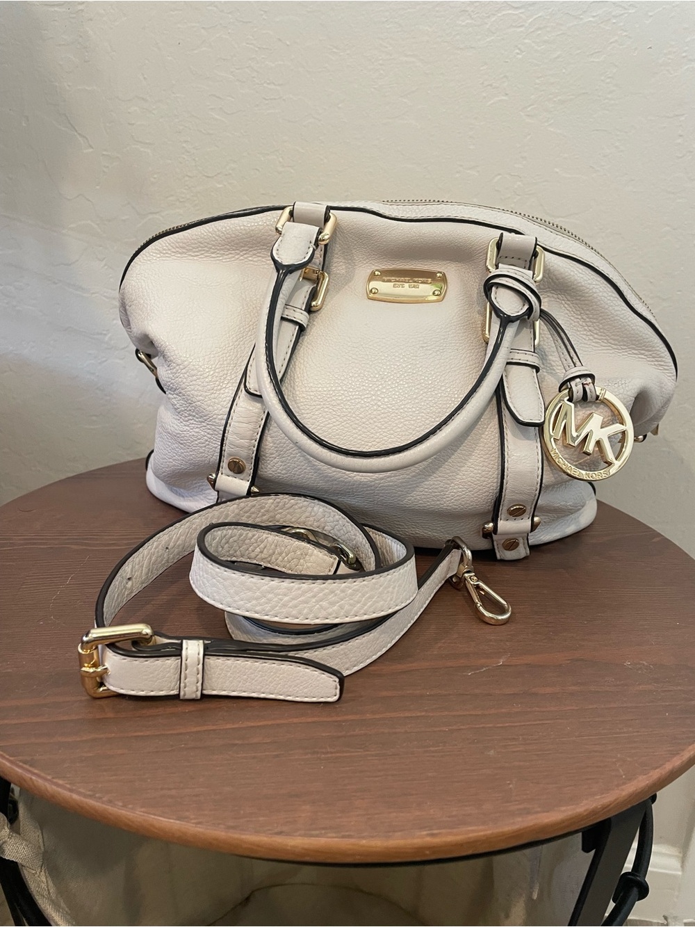 Michael Kors Cream Leather purse